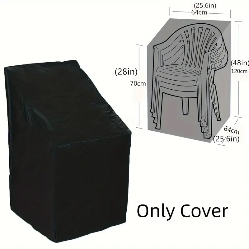 Outdoor Furniture Heavy Duty - 헤비 듀티 스태커블 의자 커버, 방수