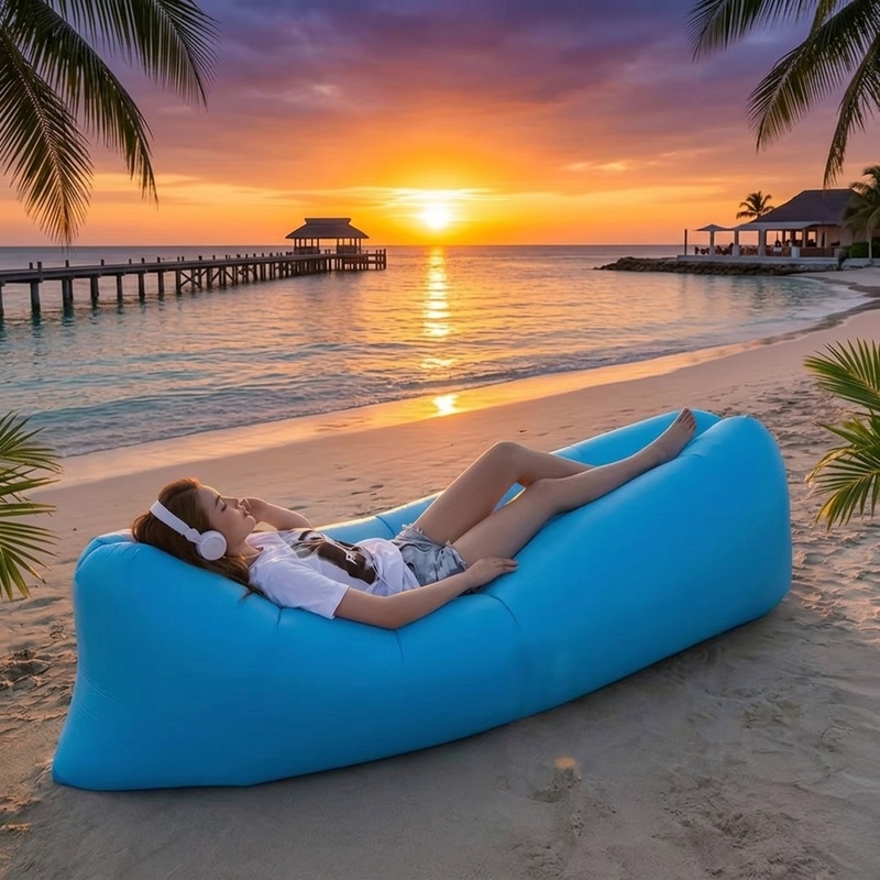 Outdoor Furniture European - 휴대용 에어 소파, 빠른 공기 주입