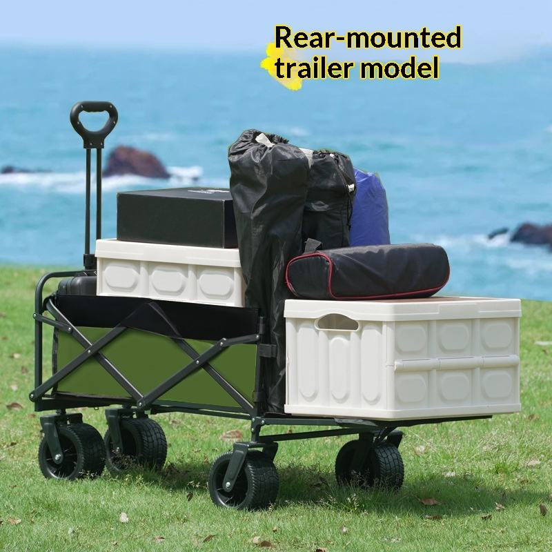 Outdoor Furniture With Storage - 공장 직판 4륜 플랫폼 캠핑 유틸리티