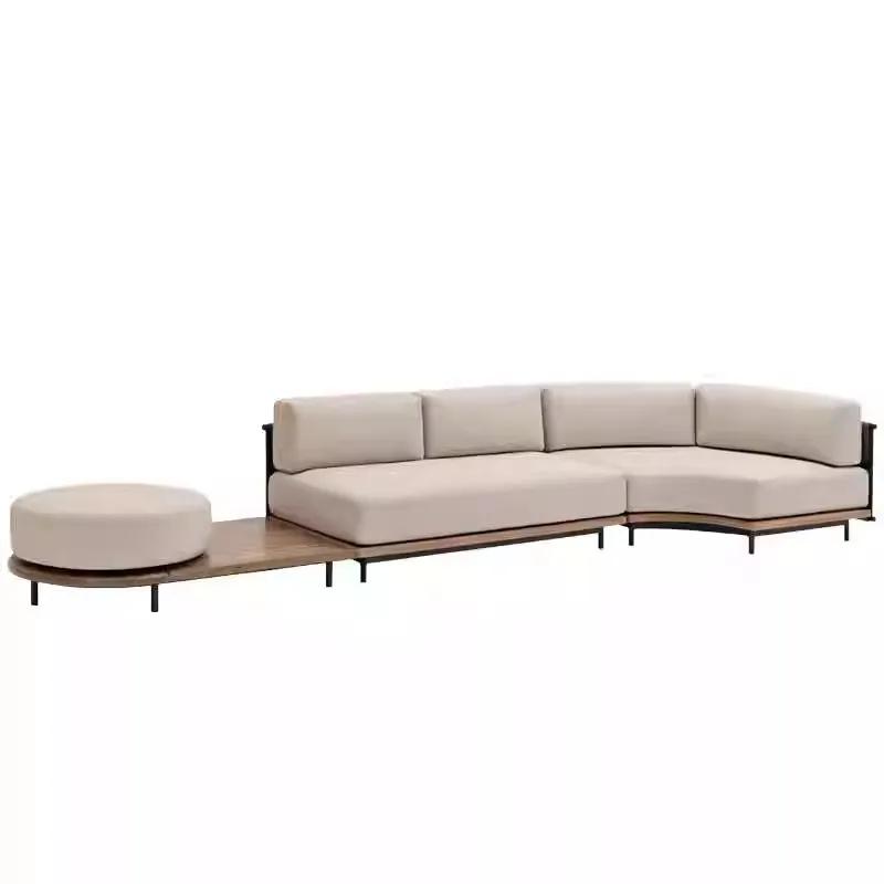 Outdoor Furniture Sofa - 북유럽 스타일 야외 라탄 소파 빌라