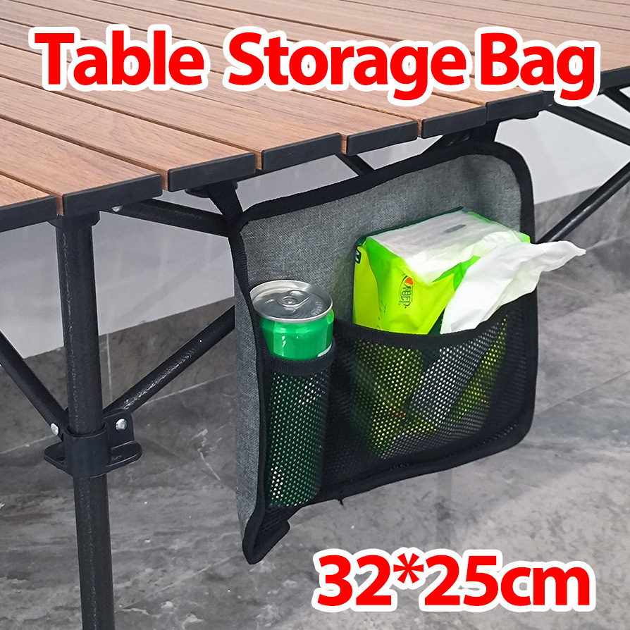 Outdoor Furniture With Storage - 테이블 사이드 수납 가방 캠핑 카트용