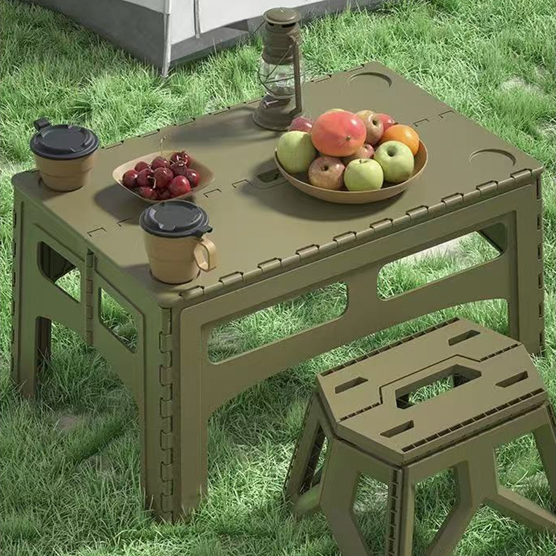Outdoor Furniture Exhibition - 접이식 휴대용 야외 확장 플라스틱 캠핑