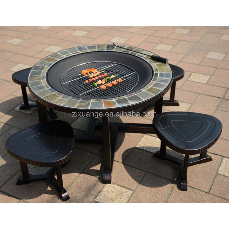 Outdoor Furniture Fire Table - 야외 정원 파티오 방수 가구 주조