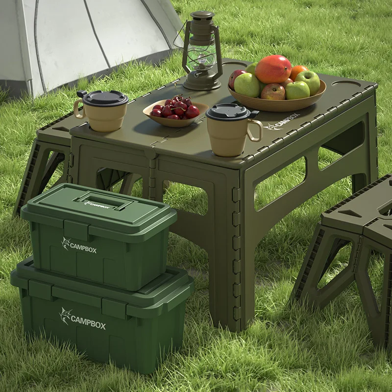 Outdoor Furniture Exhibition - 접이식 휴대용 야외 확장 플라스틱 캠핑