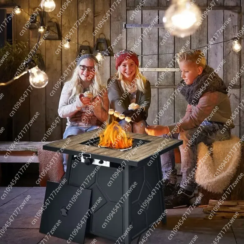 Outdoor Furniture Fire Table - 40,000개의 28인치 가스 화덕 테이블(커버 포함)
