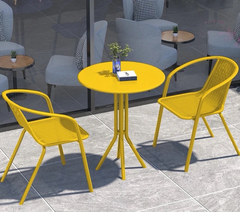 모던 그린 파티오 비스트로 세트 |   원형 테이블 1 - Outdoor Furniture Green 리뷰 및 가격