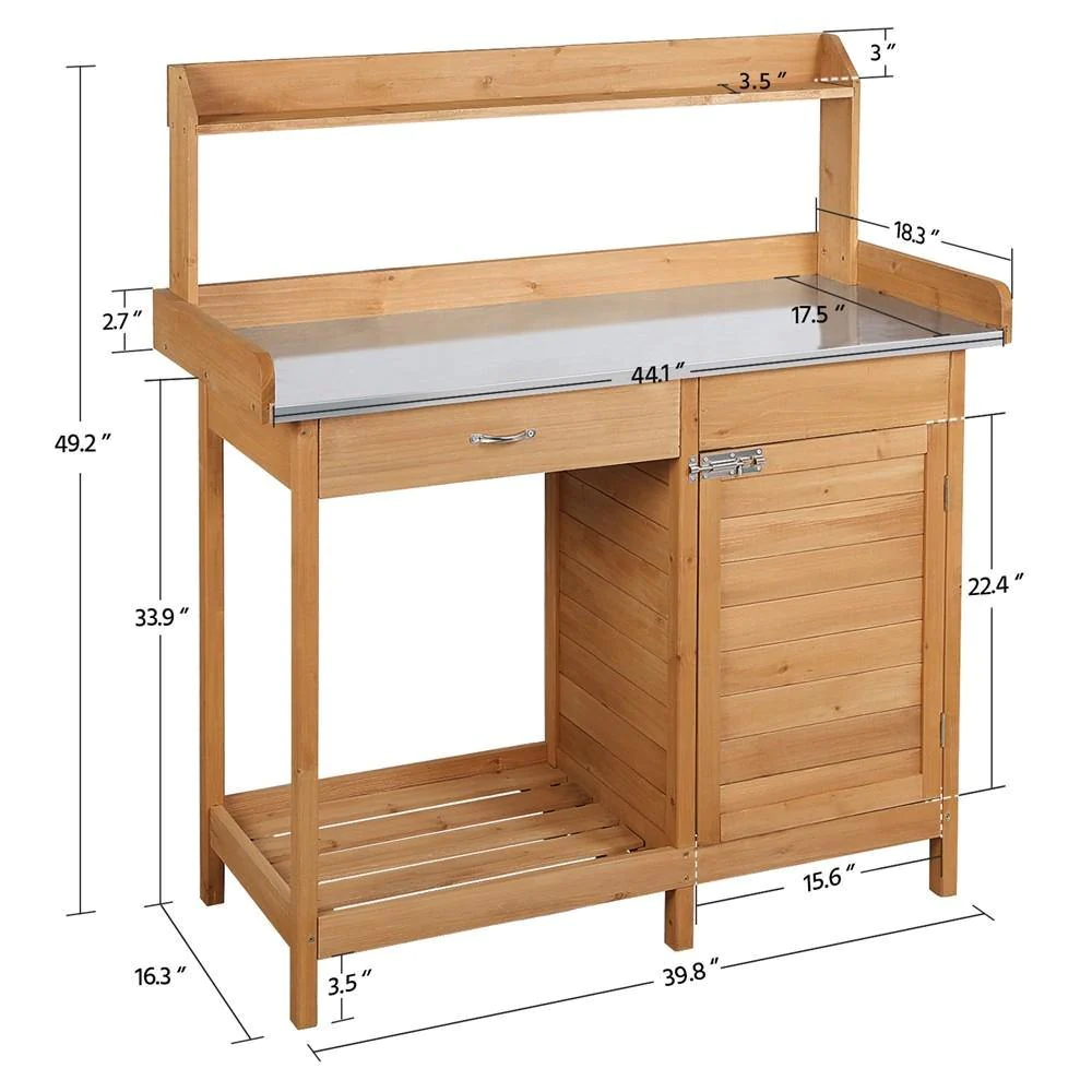야외 가구용 원목 화분 작업대 - Outdoor Furniture Bench 리뷰 및 가격