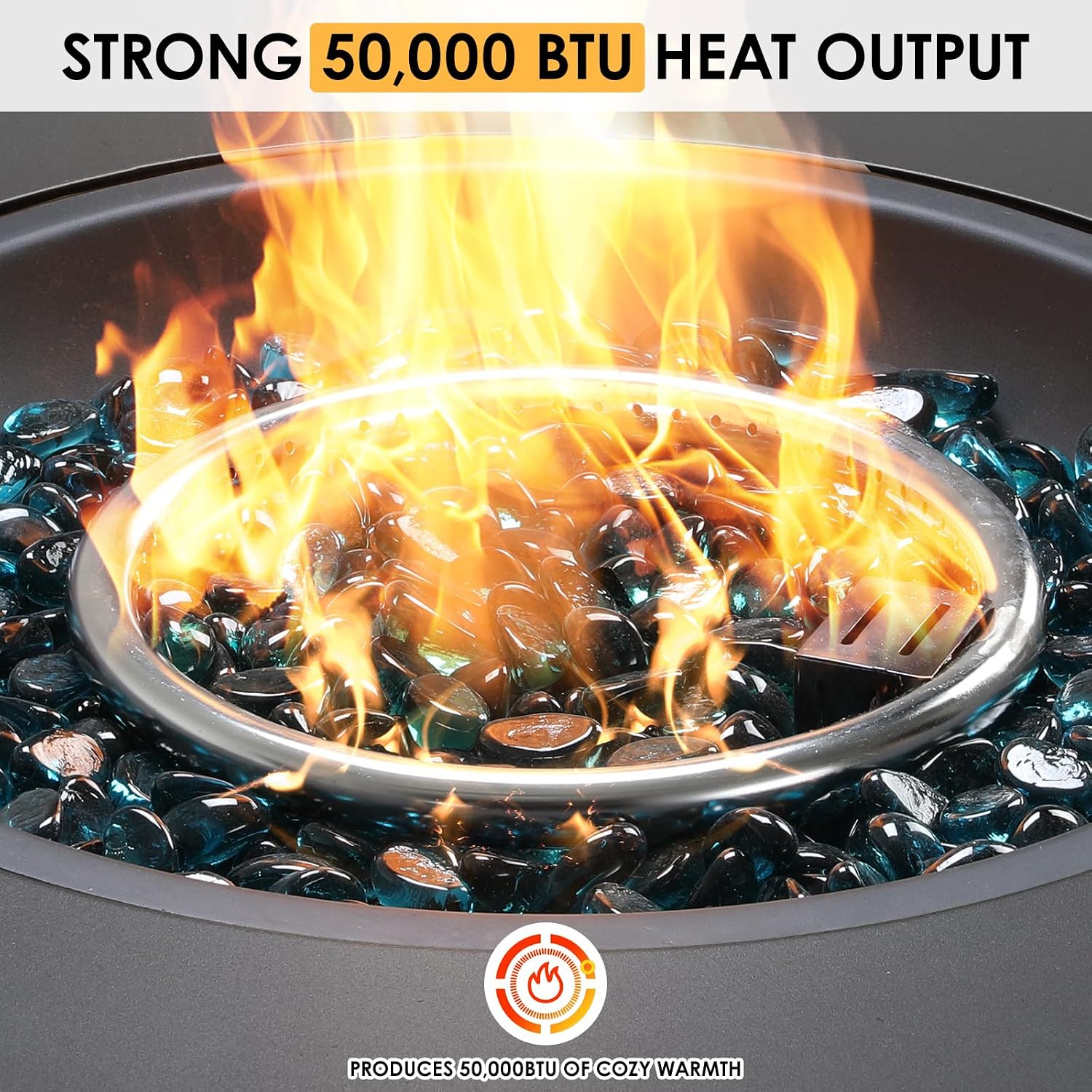 30인치 원형 프로판 화로 세트 50000 BTU 2피 - Outdoor Furniture Fire Table 리뷰 및 가격
