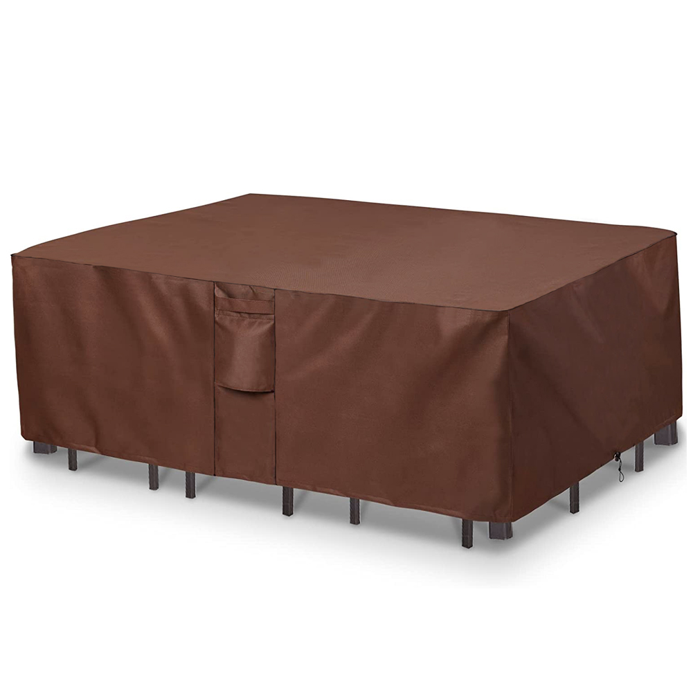 브라운 헤비 듀티 야외 방수 파티오 가구 커버, 정원  - Outdoor Furniture European 리뷰 및 가격