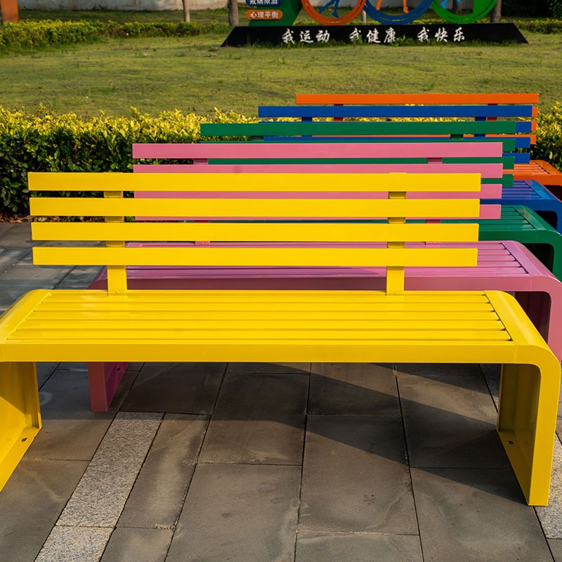 다채로운 현대식 야외 금속 정원 벤치 맞춤형 파티오 벤 - Outdoor Furniture Bench 리뷰 및 가격