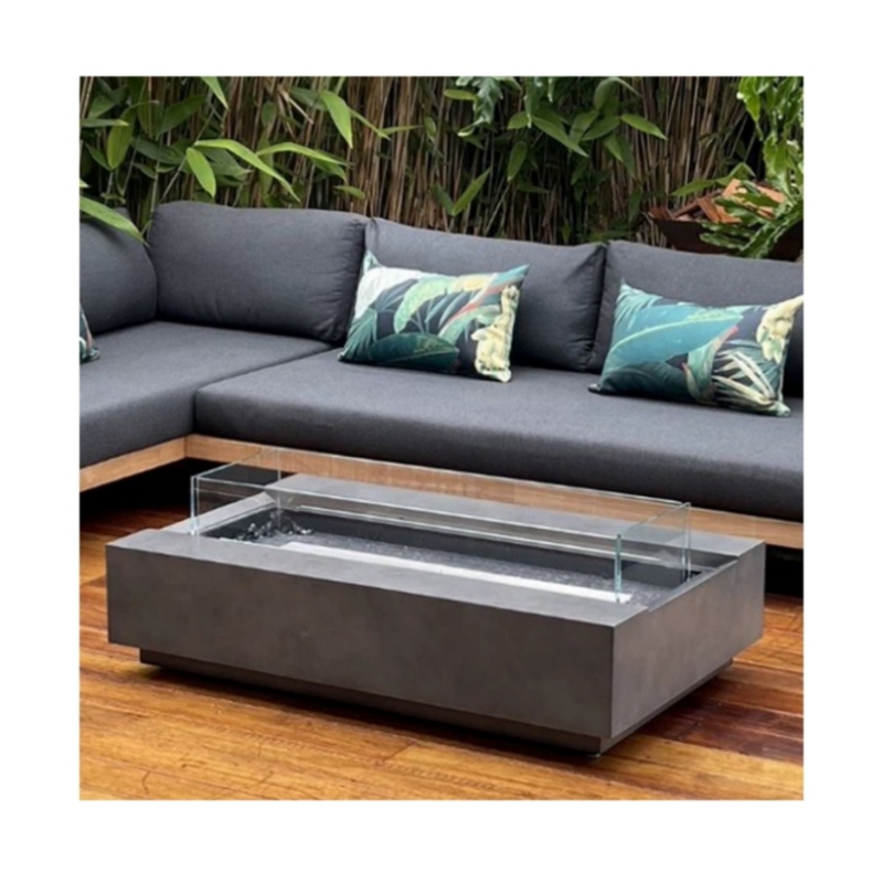 현대적인 코르텐강 가스 야외 가구 세트 테이블탑 벽난로 - Outdoor Furniture Fire Table 리뷰 및 가격