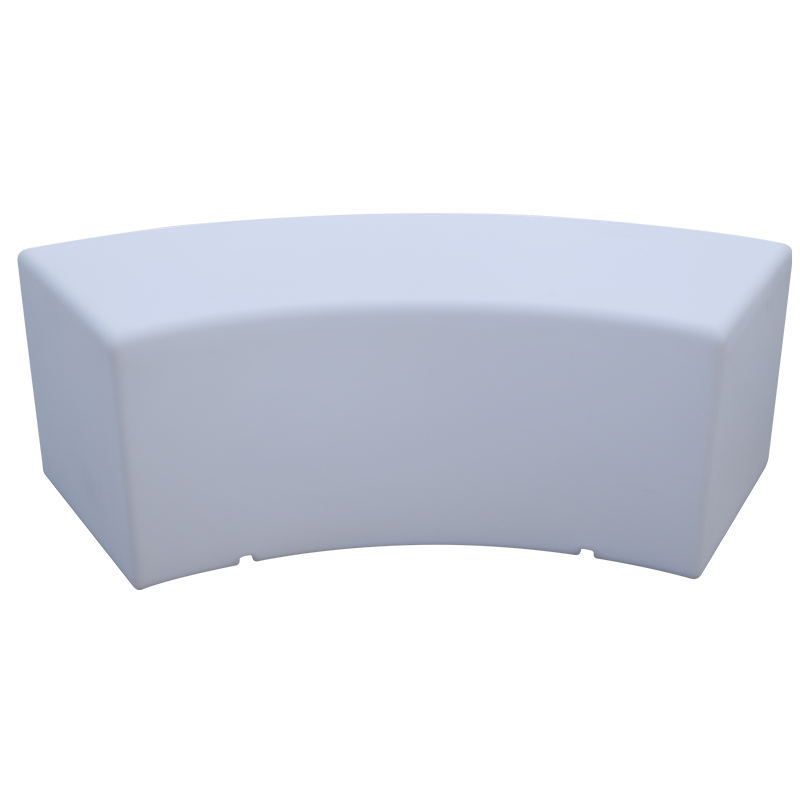 창의적인 16색 변환 LED 조명 곡선형 바 스툴 야외 - Outdoor Furniture Bench 리뷰 및 가격