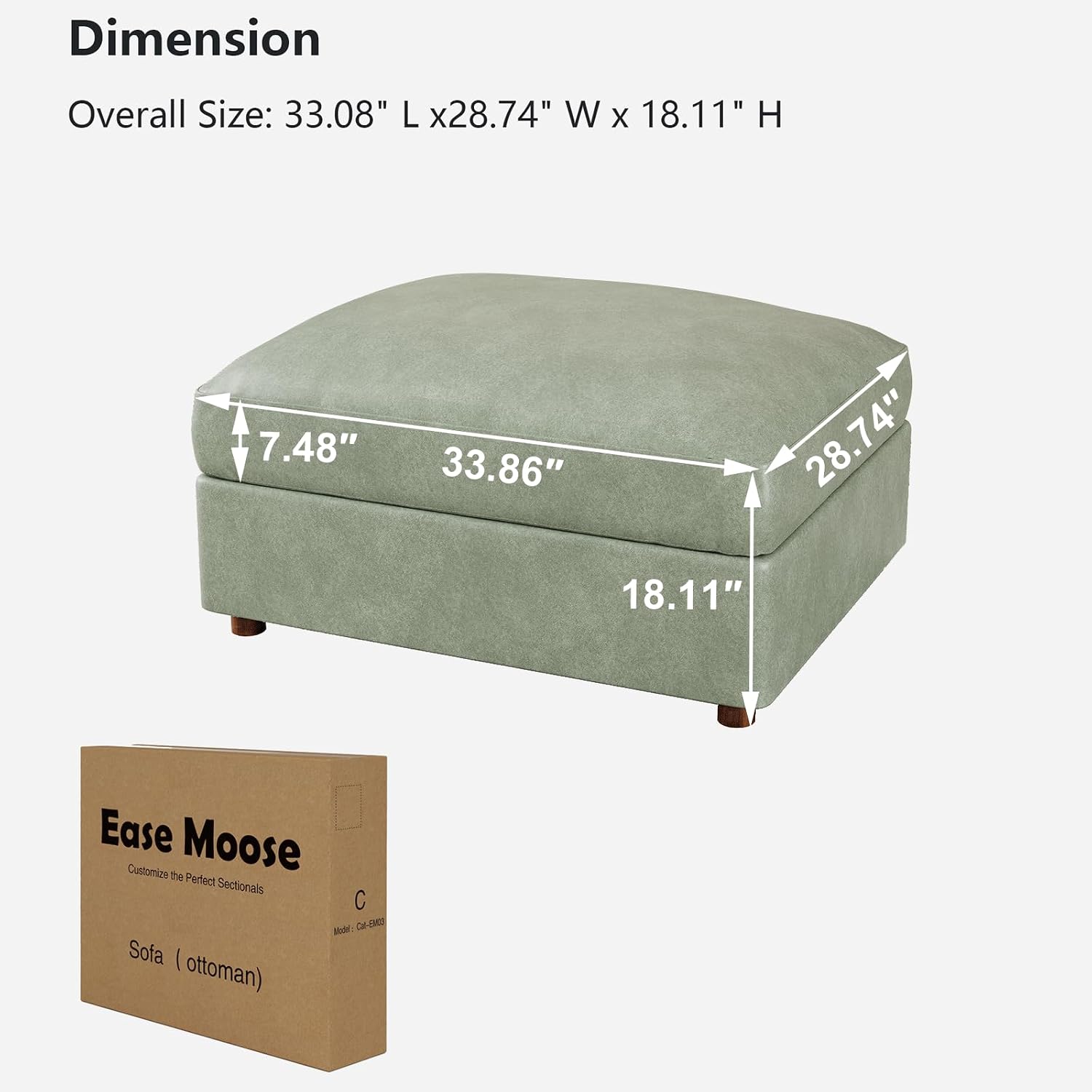 녹색 인조 가죽 오토만 모듈형 소파, 1개, 맞춤 제작 - Outdoor Furniture Green 리뷰 및 가격