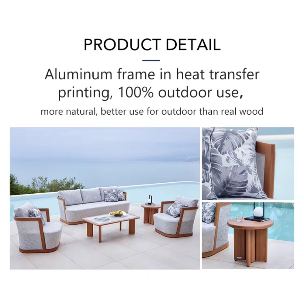 현대적인 야외 알루미늄 소파 정원 가구 세트 고품질 정 - Outdoor Furniture Quality 리뷰 및 가격