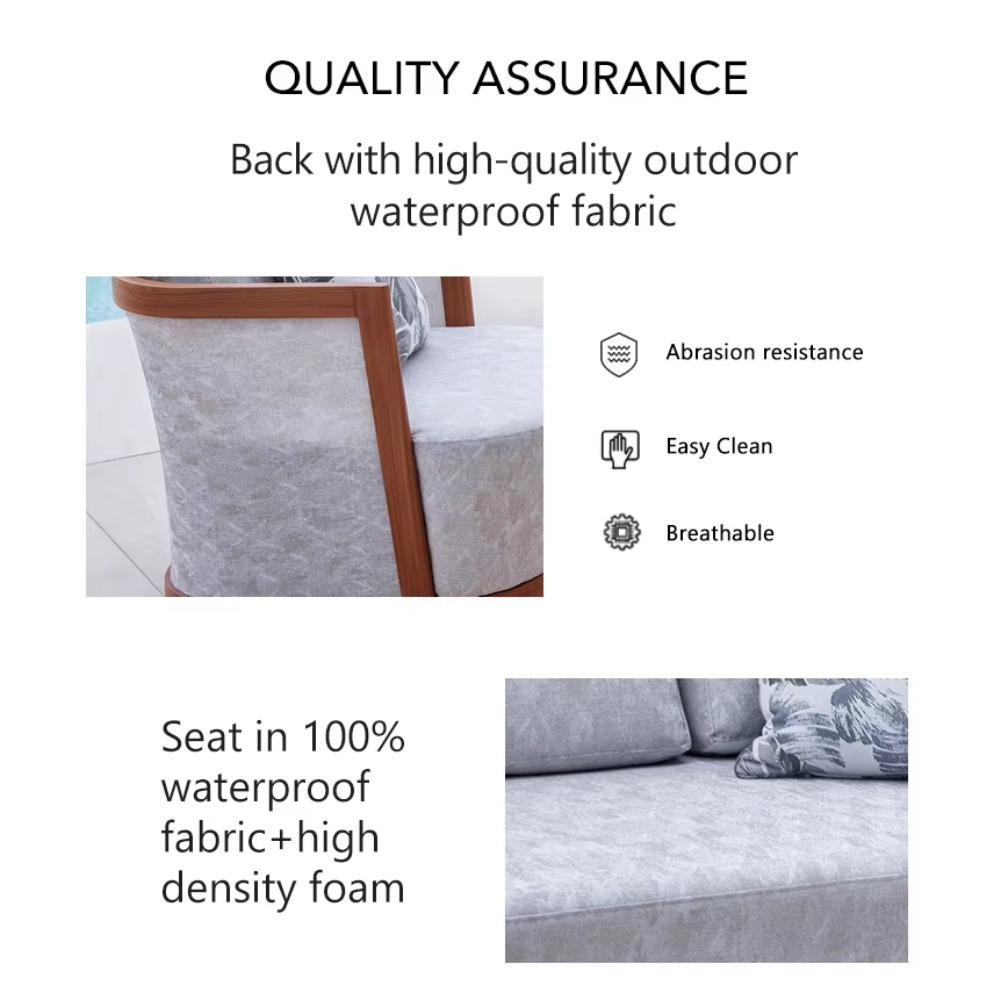 현대적인 야외 알루미늄 소파 정원 가구 세트 고품질 정 - Outdoor Furniture Quality 리뷰 및 가격