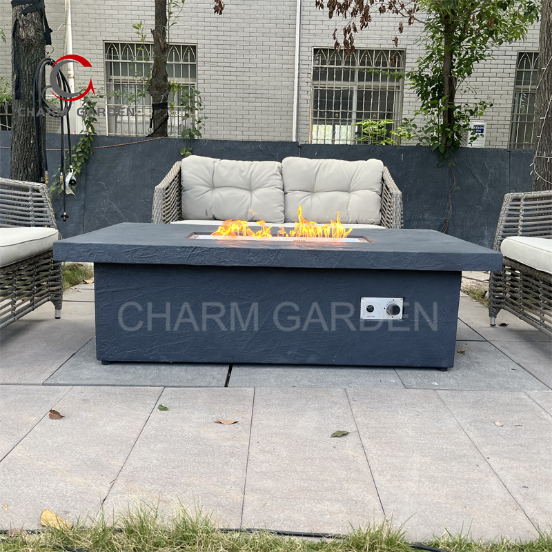 파티오 히터 고급 야외 가구 자연열대 숲 대리석 느낌  - Outdoor Furniture Fire Table 리뷰 및 가격