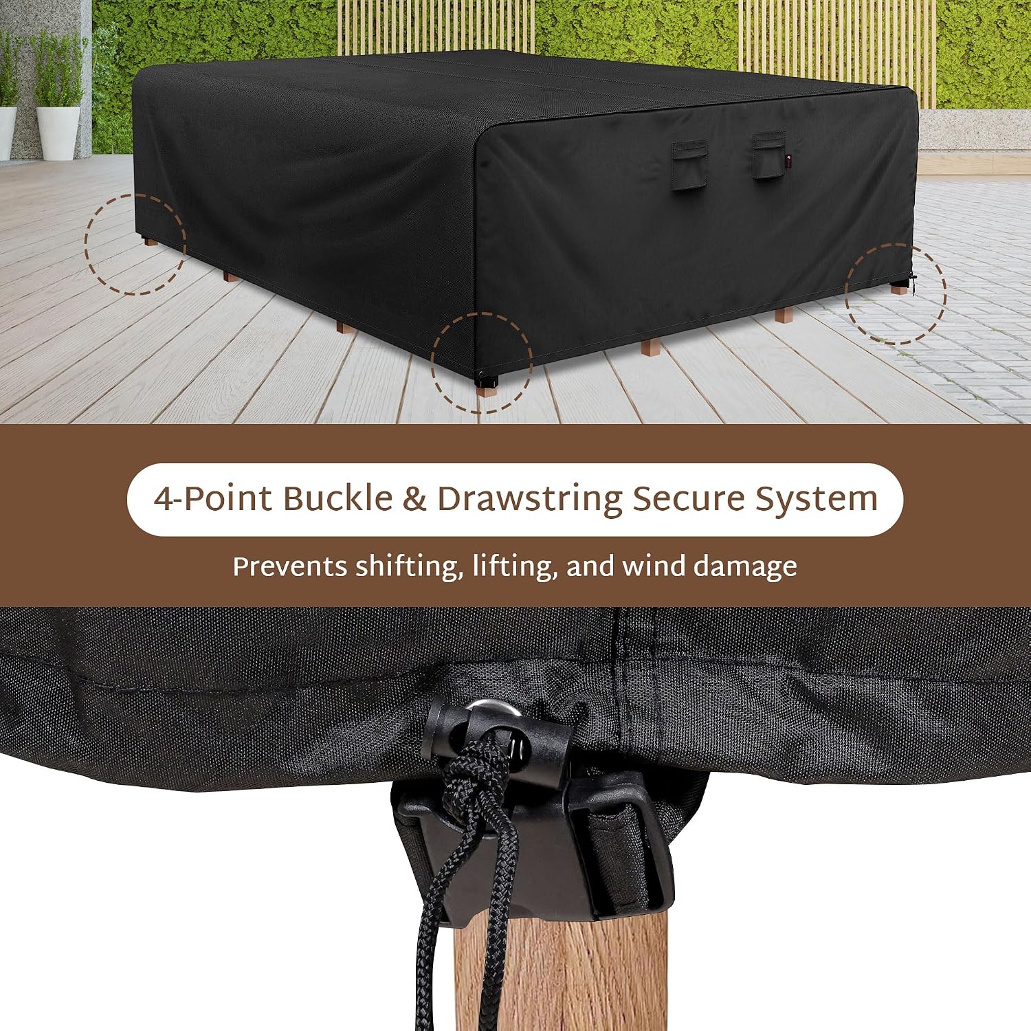 직사각형 600D 고강도 야외 파티오 테이블 커버, 방 - Outdoor Furniture Heavy Duty 리뷰 및 가격