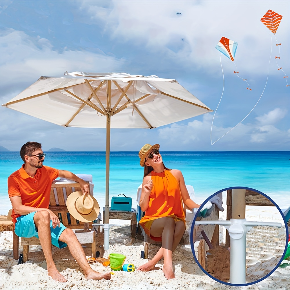 해변용 앵커 플라스틱 1개, 5개의 나선형으로 된 해변 - Outdoor Furniture With Umbrella 리뷰 및 가격