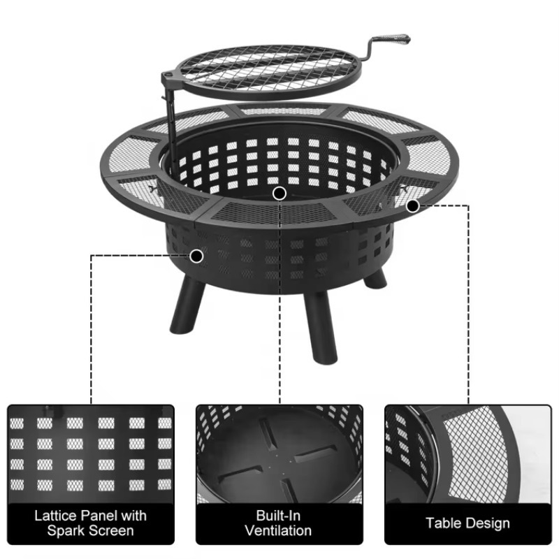 2026년 핫세일 정원 야외 장작 화덕 테이블 바베큐  - Outdoor Furniture Fire Table 리뷰 및 가격