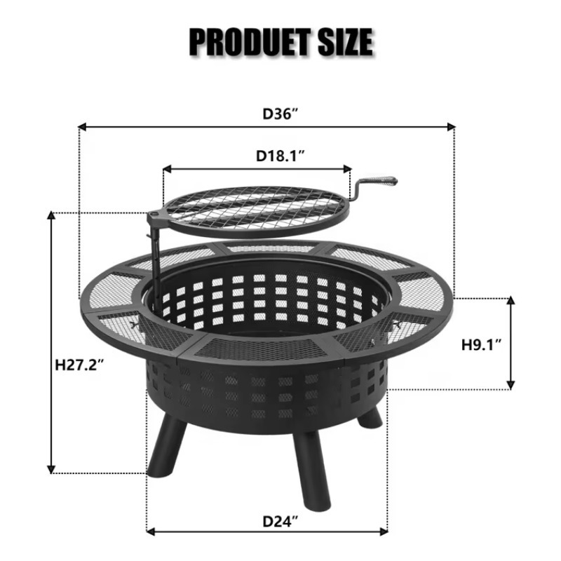 2026년 핫세일 정원 야외 장작 화덕 테이블 바베큐  - Outdoor Furniture Fire Table 리뷰 및 가격