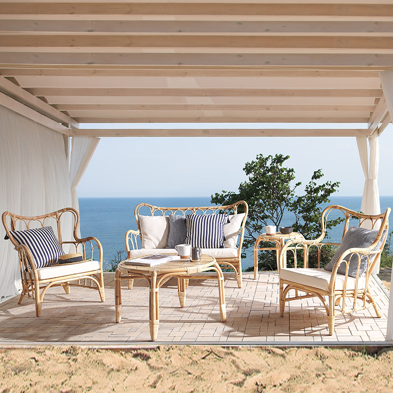 천연 라탄 소파 야외용 더블 라탄 안뜰 레저용 동남아시 - Outdoor Furniture Indonesia 리뷰 및 가격