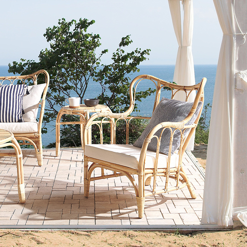 천연 라탄 소파 야외용 더블 라탄 안뜰 레저용 동남아시 - Outdoor Furniture Indonesia 리뷰 및 가격