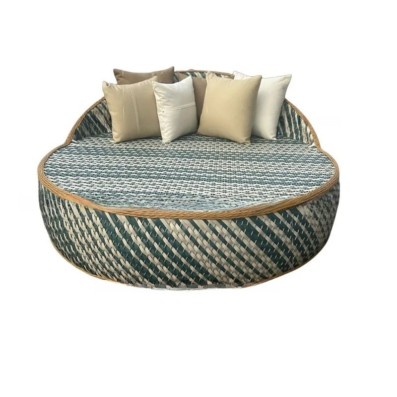 맞춤형 야외 소파, 등나무로 짠 창의적인 의자, 야외  - Outdoor Furniture Sofa 리뷰 및 가격