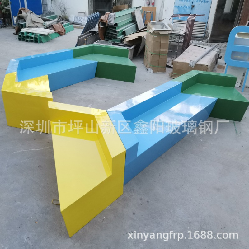 FRP 메이첸 레저 가구 야외 FRP 곡선 의자 쇼핑몰 - Outdoor Furniture Bench 리뷰 및 가격