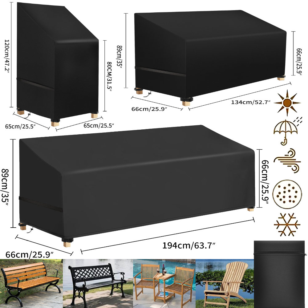 방수 파티오 의자 먼지 커버 정원 가구 보호 야외 소파 - Outdoor Furniture Bench 리뷰 및 가격